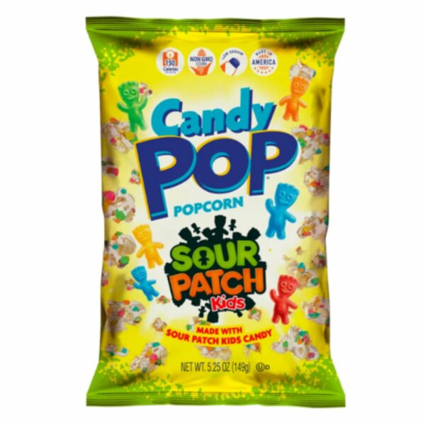 Candy Pop Sour Patch Popcorn 148G SNACKS - XMANIA Ireland