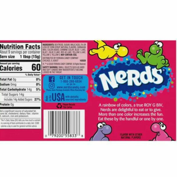 Strawberry & Grape Nerds Theatre 141G CANDY’S - XMANIA Ireland 3