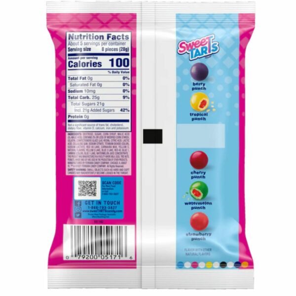 Sweetarts Chewy Fusion Peg Bag 141G CANDY’S - XMANIA Ireland 3