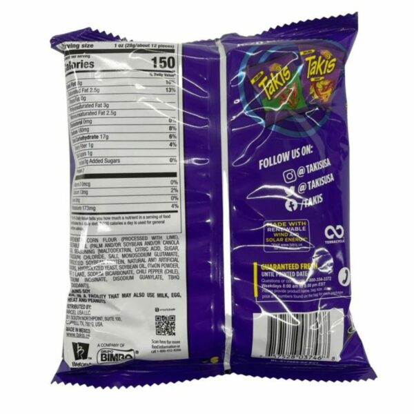 Takis Blue Heat 92G SNACKS - XMANIA Ireland 3