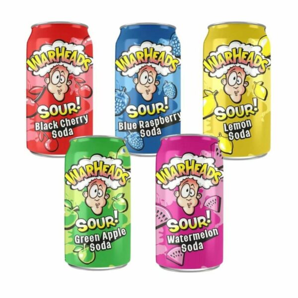 Warheads Sour Green Apple Soda 355ML SODA DRINKS - XMANIA Ireland 3