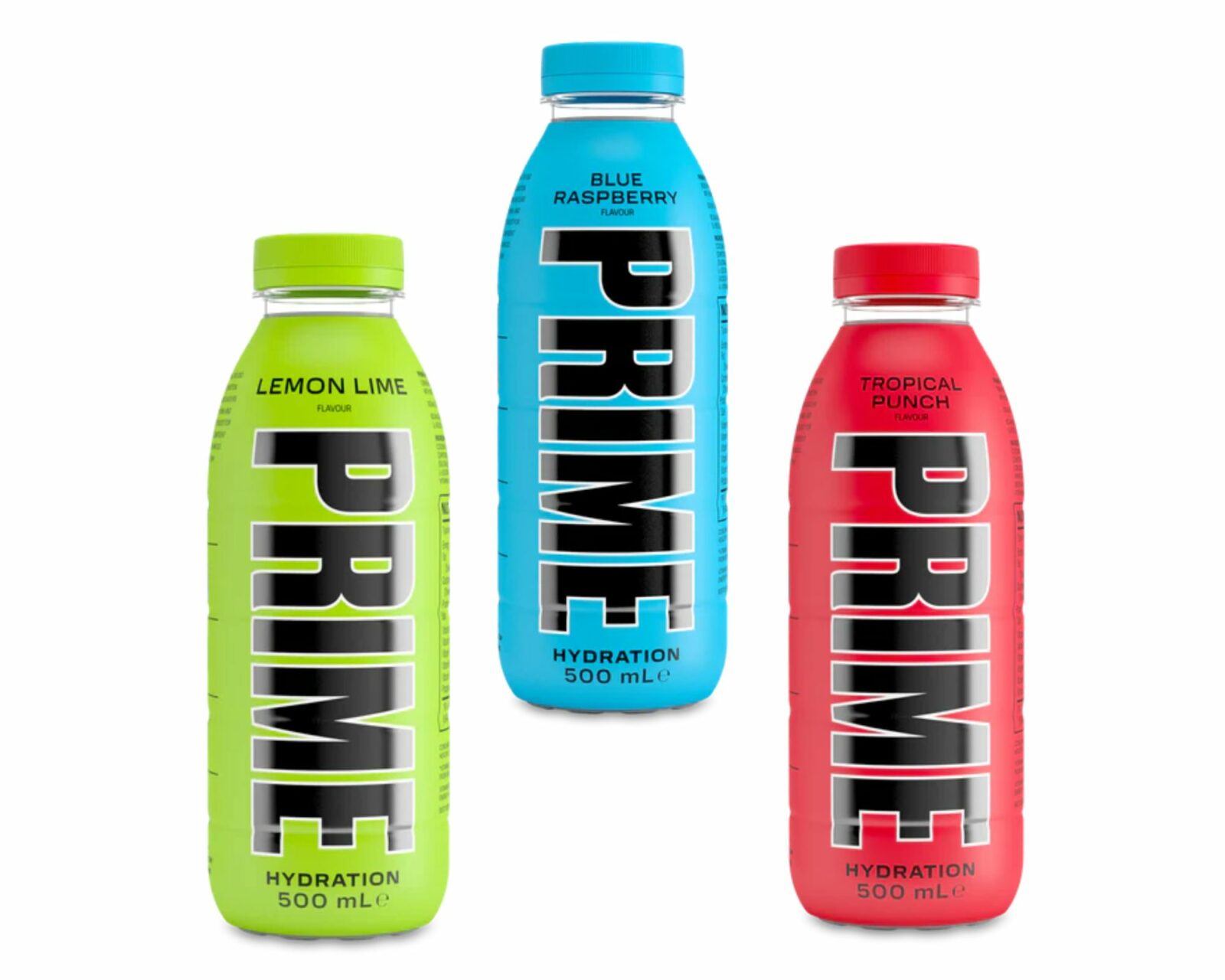 Prime Water Bottle - Blue Raspberry Design (1 bottle)