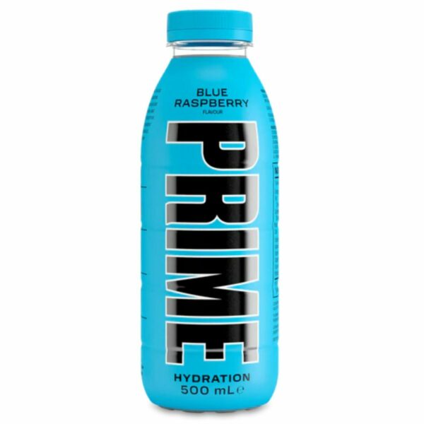 Prime Water Bottle - Blue Raspberry Design (1 bottle)