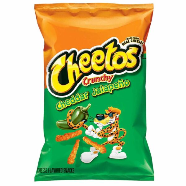 Cheetos Crunchy Cheddar Jalapeno 226.8G SNACKS - XMANIA Ireland