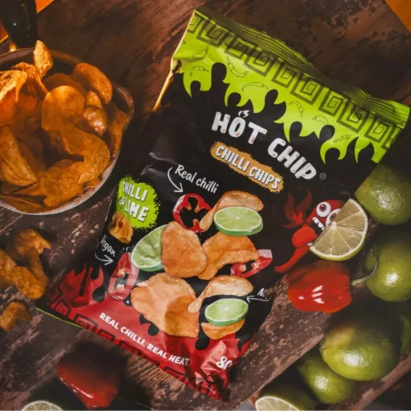 Hot Chip Potato Chips Chilli and Lime 80G SNACKS - XMANIA Ireland 3