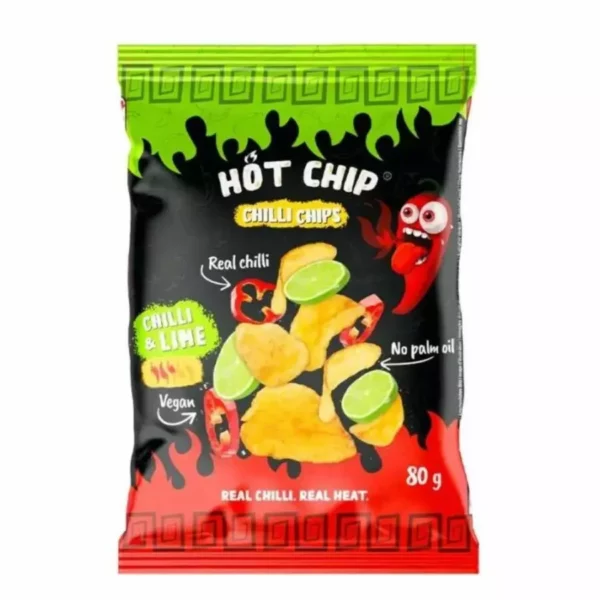 Hot Chip Potato Chips Chilli and Lime 80G SNACKS - XMANIA Ireland